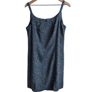 Vintage 90’s Floral Print Mini Dress Romper Size 14 Women's Plus